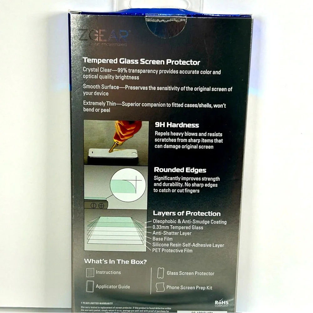 ZGear Tempered Glass Apple iPhone 8/7/6/6S/SE NEW